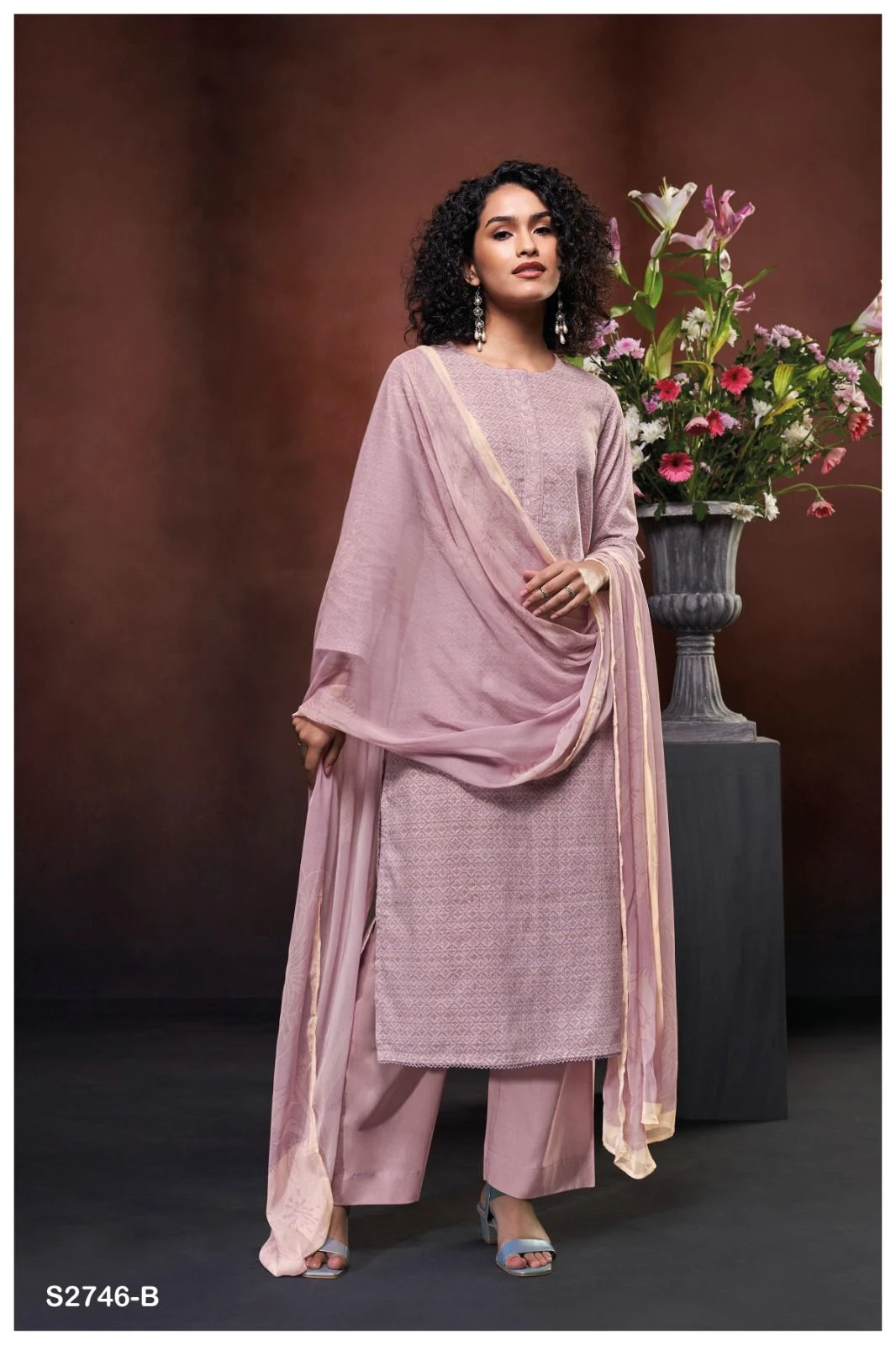 Ganga Remy 2746 Premium Woven Cotton Wholesale Fancy Salwar Suit Catalog — Wholesale Salwar Suits, Ganga wholesale from Surat - Gallery Image 4